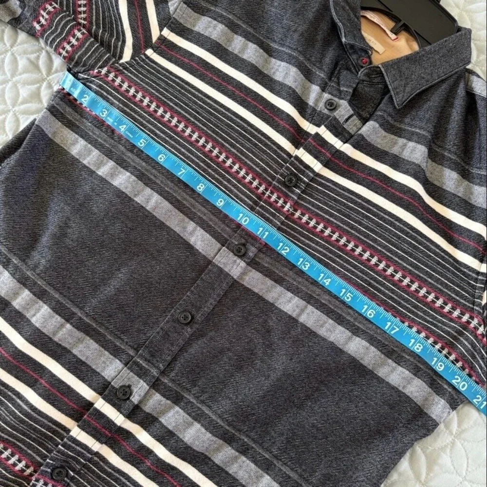 Banana Republic Heritage Collection Button Down Shirt Blanket Stripe M Slim Fit
